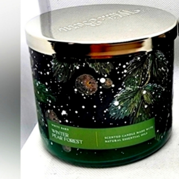 White Barn Other - white barn Bath & body works winter pear forest 3 wick candle new